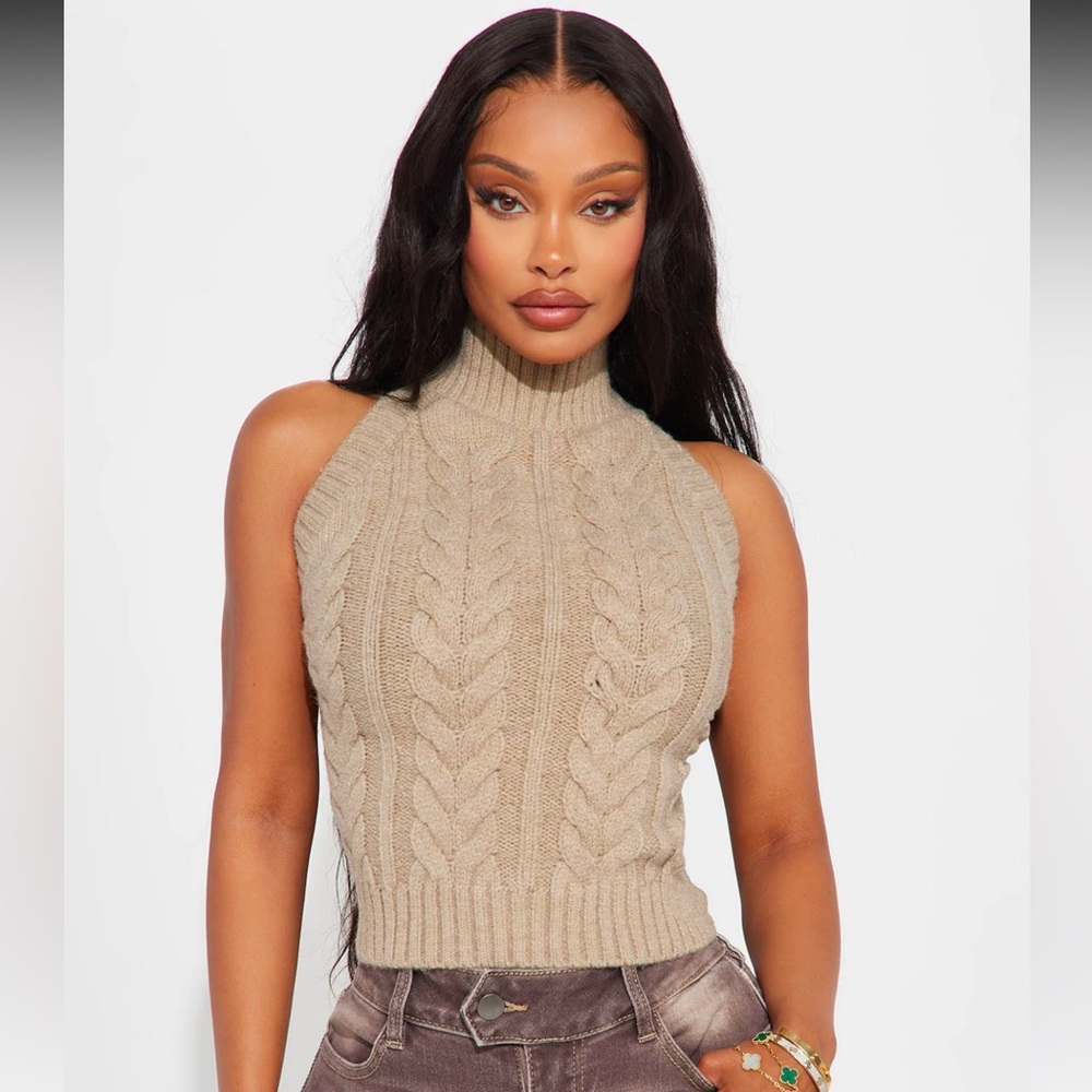 Halter Sweater Top